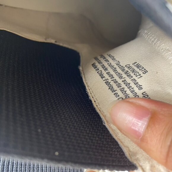 Karl Lagerfeld Paris Ivory Chunky Heel Embellished Platform Combat Boot Size 6.5 - Picture 8 of 8